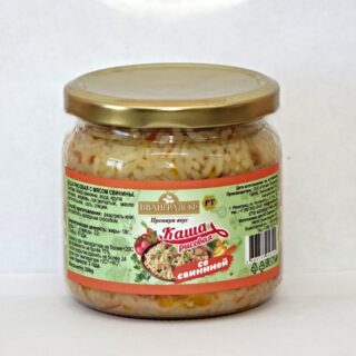 Каша рисовая со свининой